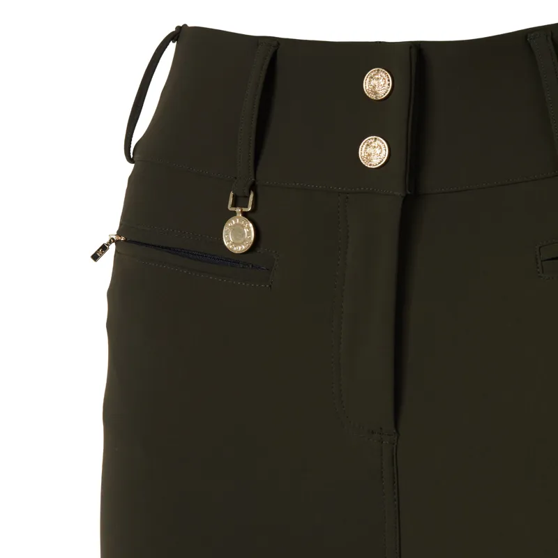 Holland Cooper Contour Trousers - Dark Olive-2