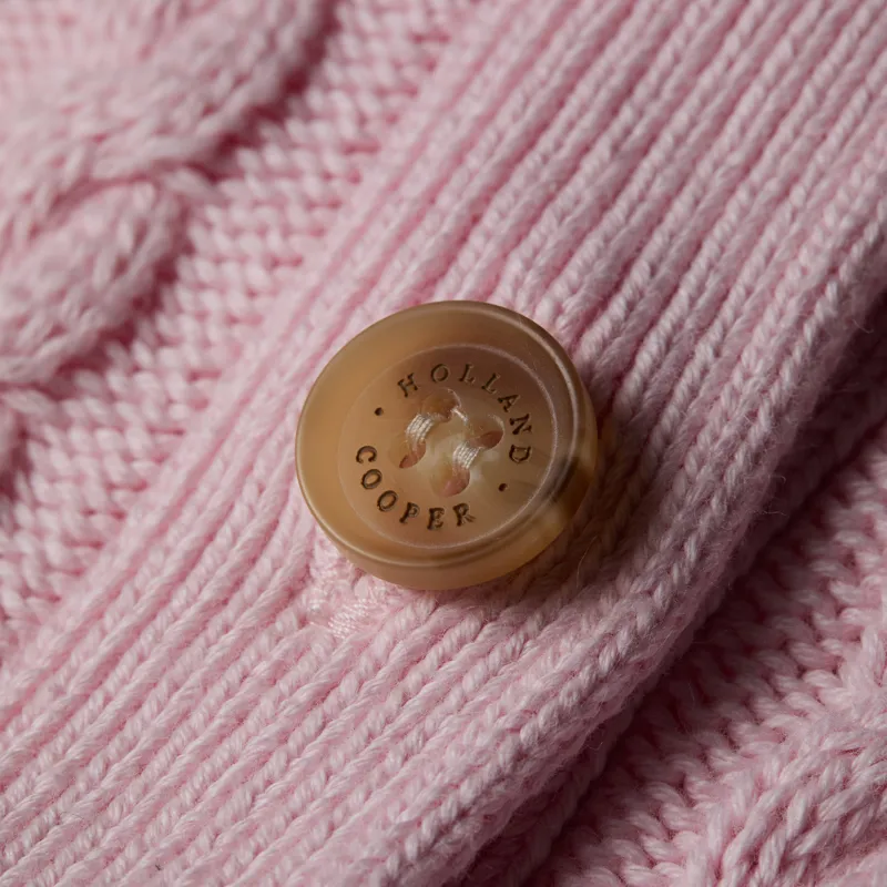 Holland Cooper Cotswold Cardigan - Soft Pink-7