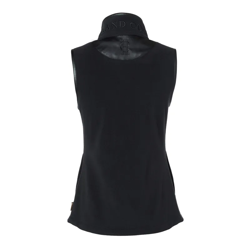 Holland Cooper Country Fleece Gilet - Black-1