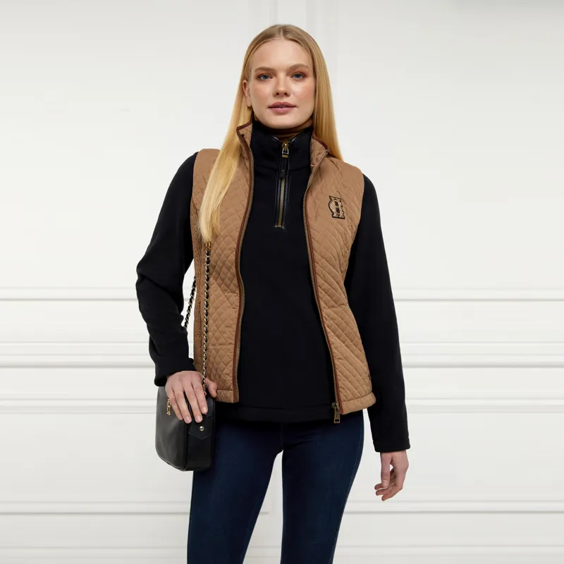 Holland Cooper Country Fleece Quarter Zip - Black-7