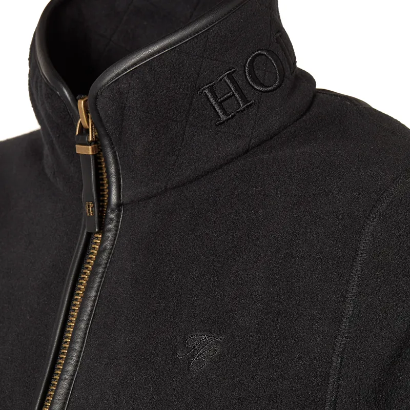 Holland Cooper Country Fleece Quarter Zip - Black-2