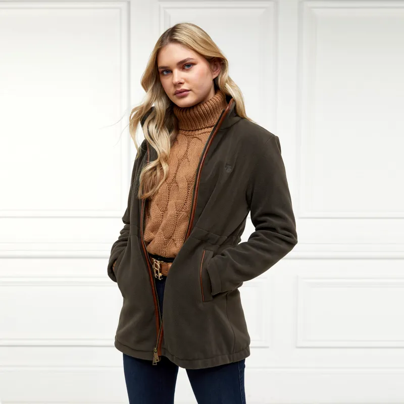 Holland Cooper Longline Fleece - Khaki-5