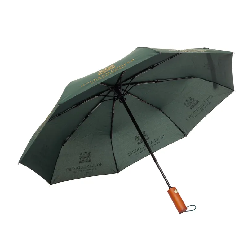 Holland Cooper Mini Umbrella - Green-1