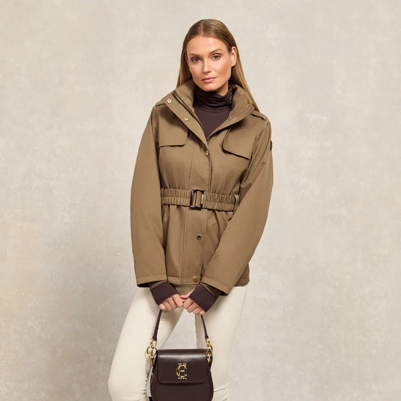 Holland Cooper Rosedale Waterproof Jacket - Mink-2