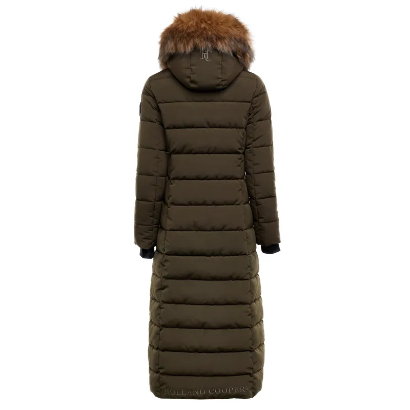 Holland Cooper Stoneleigh Longline Coat - Khaki-1