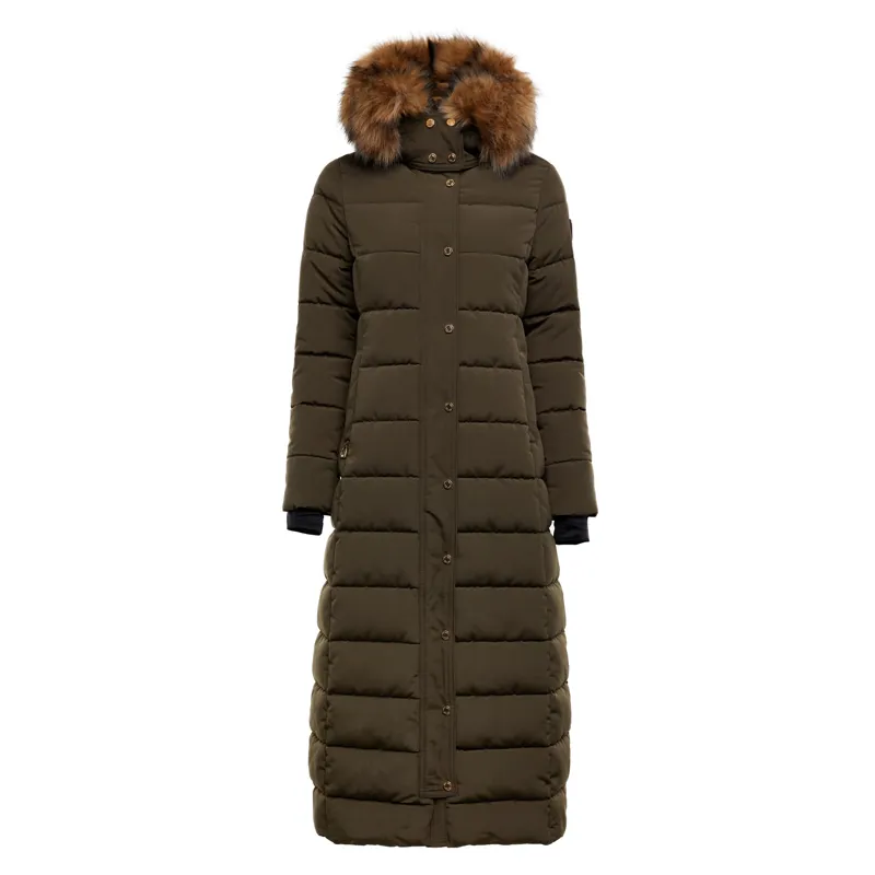 Holland Cooper Stoneleigh Longline Coat - Khaki