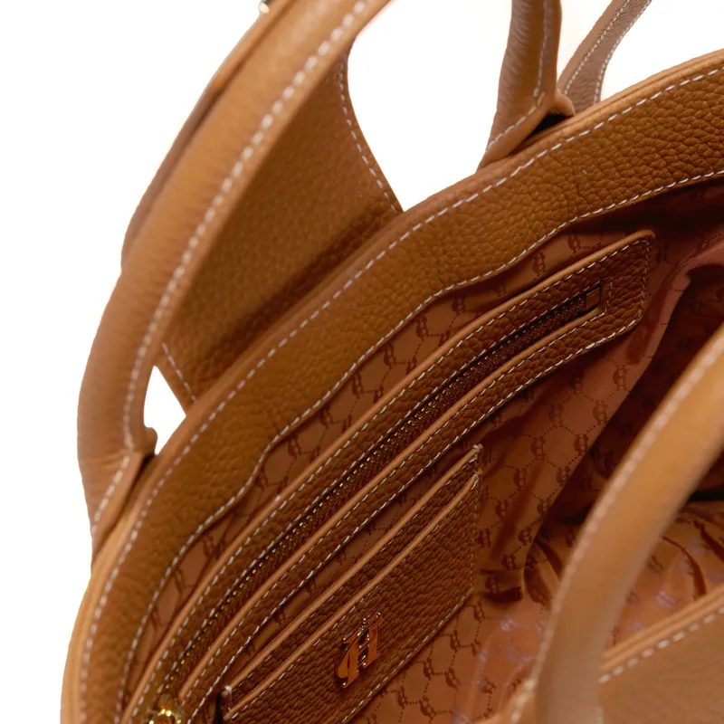 Holland Cooper Valencia Mini Straw Tote - Tan-4