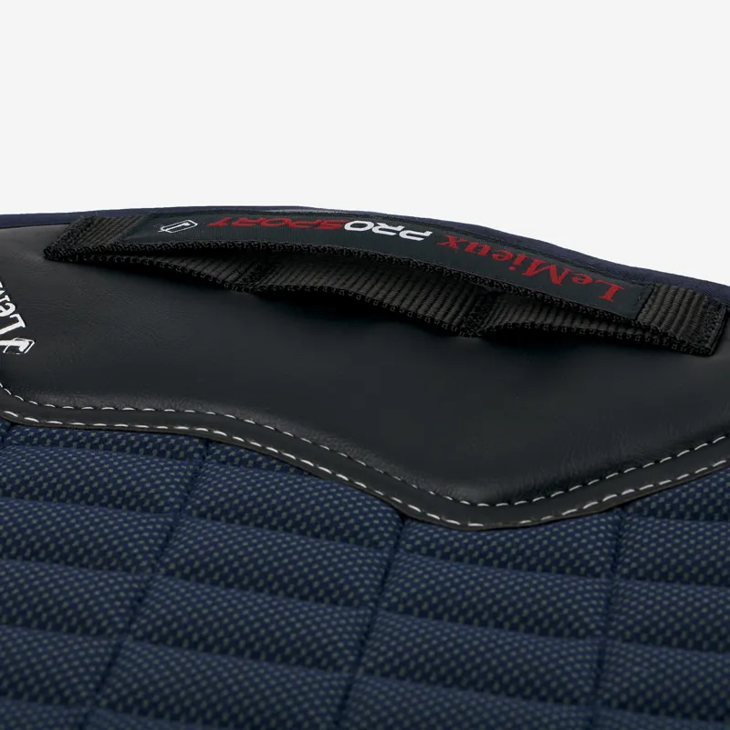 LeMieux 3D Mesh Self-Cool Eurojump Square - Navy-4