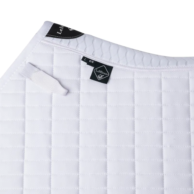 LeMieux 3D Mesh Self-Cool Eurojump Square - White-1