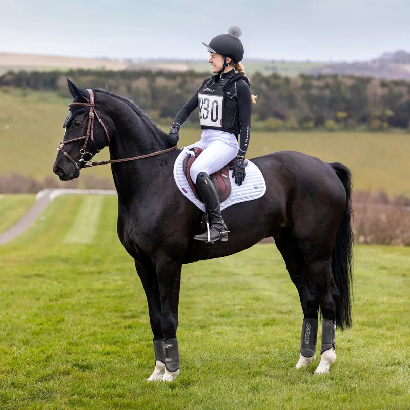 LeMieux 3D Mesh Self-Cool Eurojump Square - White-8