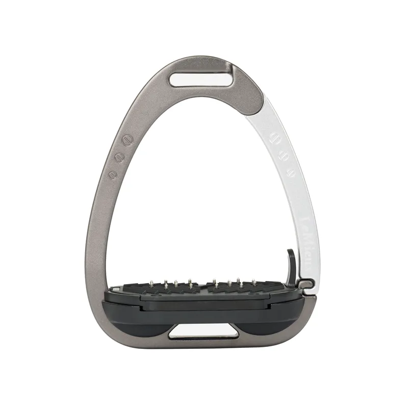 LeMieux Vector Control Stirrups - Carbon/Silver-2