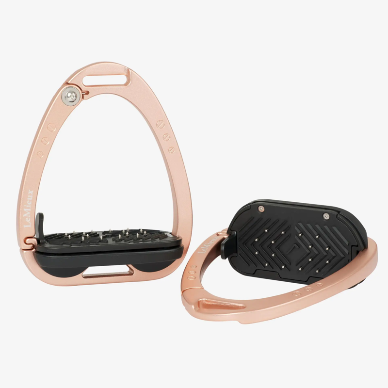 LeMieux Vector Control Stirrups - Rose Gold