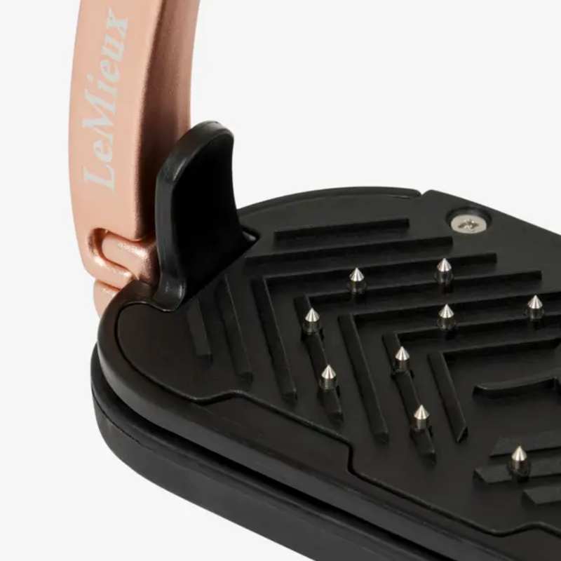 LeMieux Vector Control Stirrups - Rose Gold-2