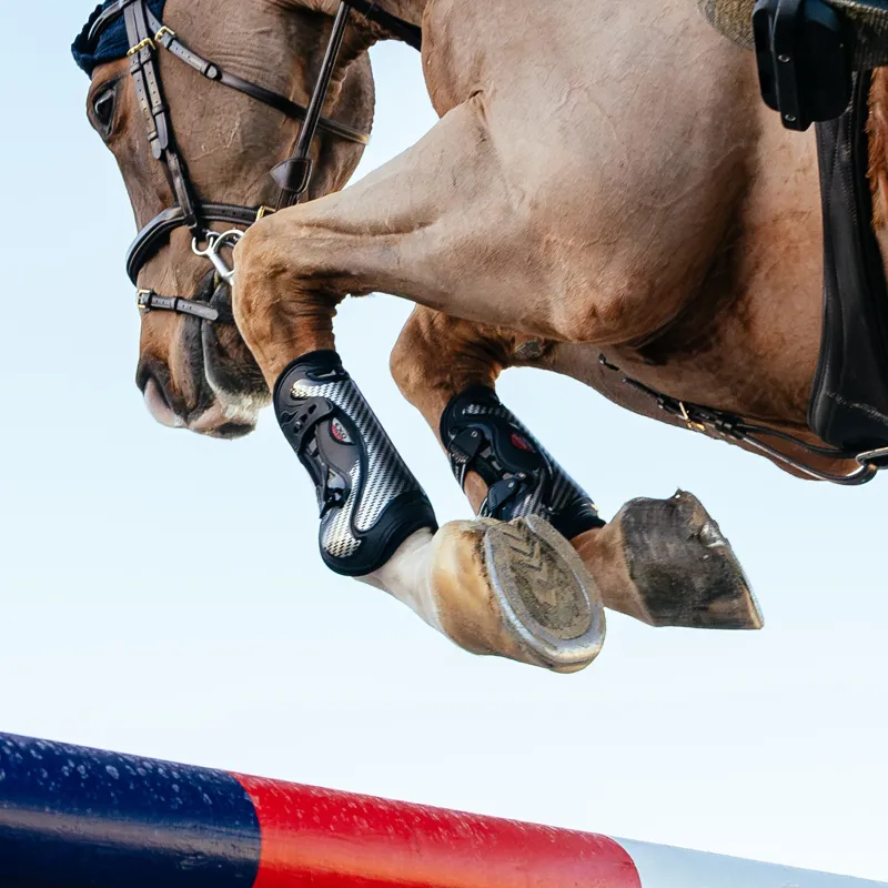 LeMieux EXO Flex Tendon Boot - Black/Silver-4