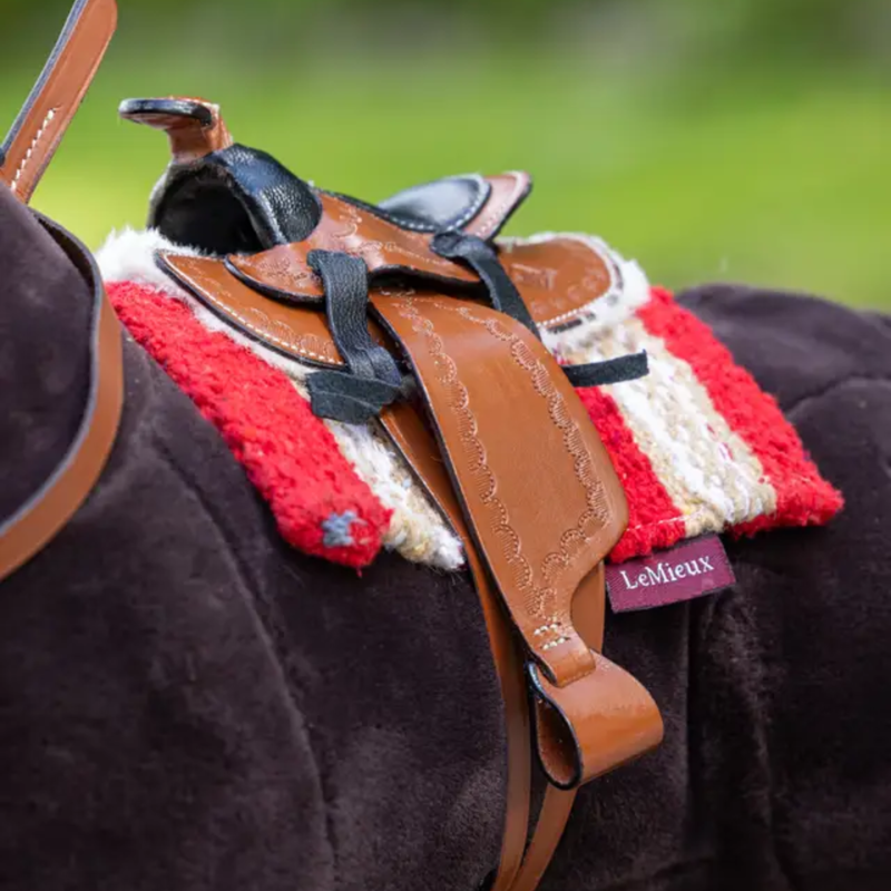 LeMieux Toy Pony Western Saddle - Tan-4