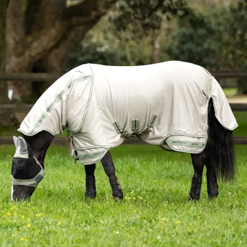LeMieux Arika Armour-Tek Fly Rug - Stone-2