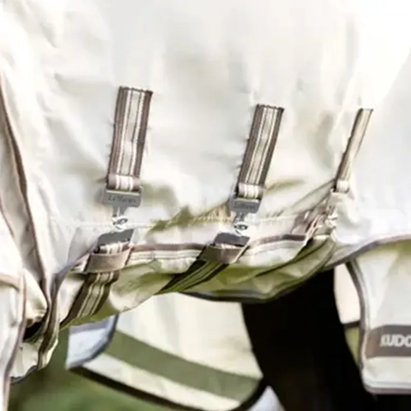 LeMieux Kudos Sweet Itch Fly Rug - Stone-5