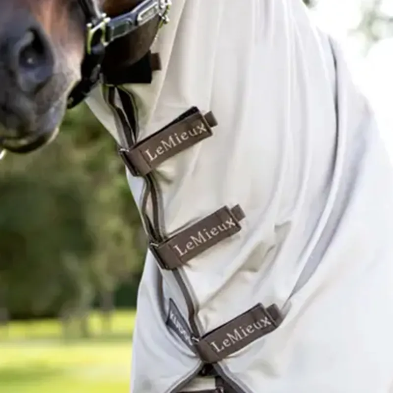 LeMieux Kudos Sweet Itch Fly Rug - Stone-3