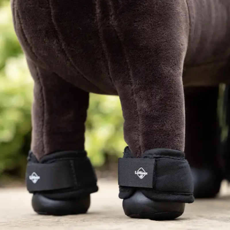 LeMieux Toy Pony Over Reach Boots - Black-2