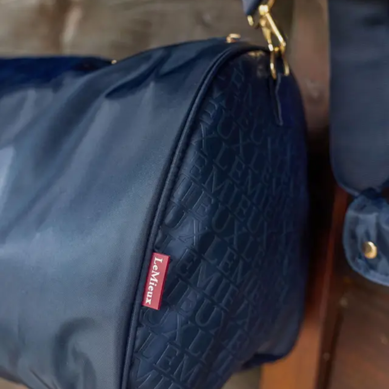 LeMieux Luxe Show Jacket Duffle Bag - Navy-3