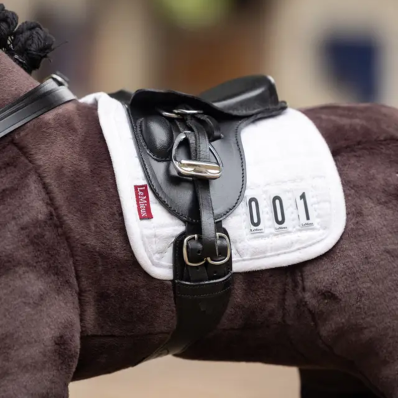 LeMieux Toy Pony Dressage Square - White-3