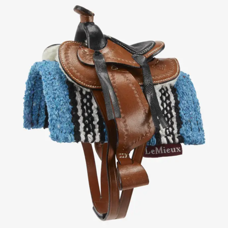 LeMieux Toy Pony Western Saddle Pad - Azure-1