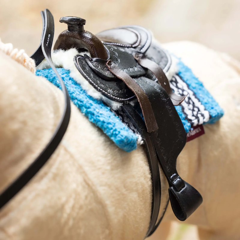 LeMieux Toy Pony Western Saddle Pad - Azure-3