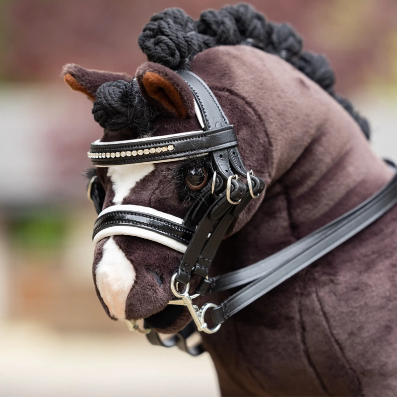LeMieux Toy Pony Double Bridle - Black-3