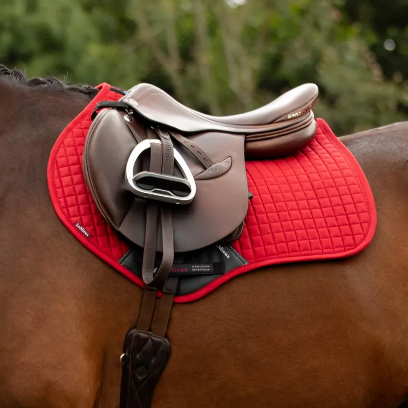 LeMieux Close Contact Suede Square - Chilli-2