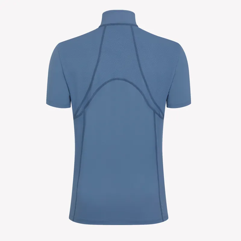 LeMieux Mia Mesh Short Sleeve Base Layer - Ice Blue-3