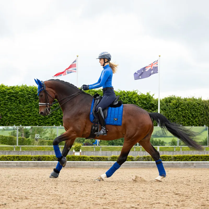 LeMieux Loire Classic Dressage Square - Benetton Blue-2