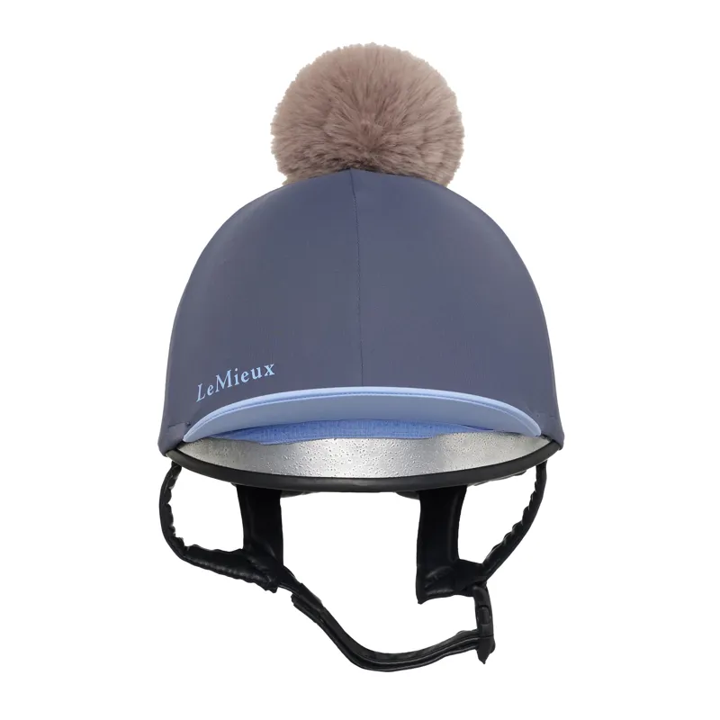 LeMieux Esme Hat Silk - Dusk Blue-1