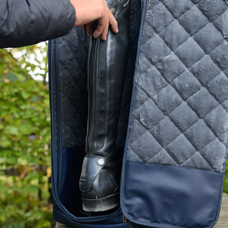LeMieux Luxe Boot Bag - Navy-3