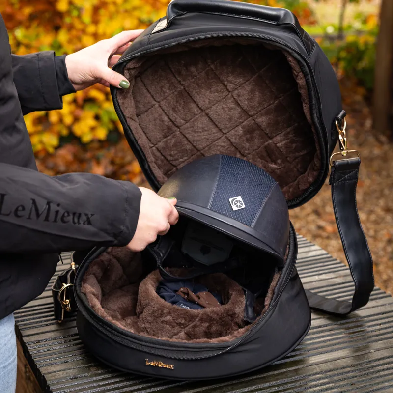 LeMieux Luxe Hat Box - Black-2