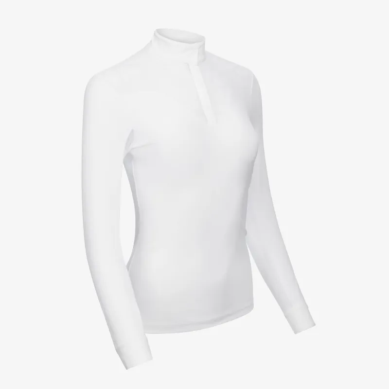 LeMieux Emily Long Sleeve Show Shirt - White-1