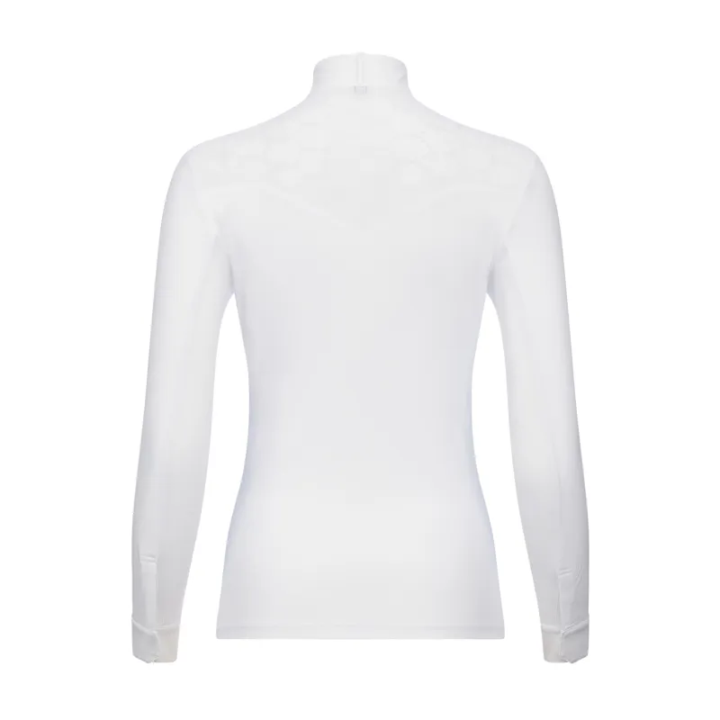 LeMieux Emily Long Sleeve Show Shirt - White-3
