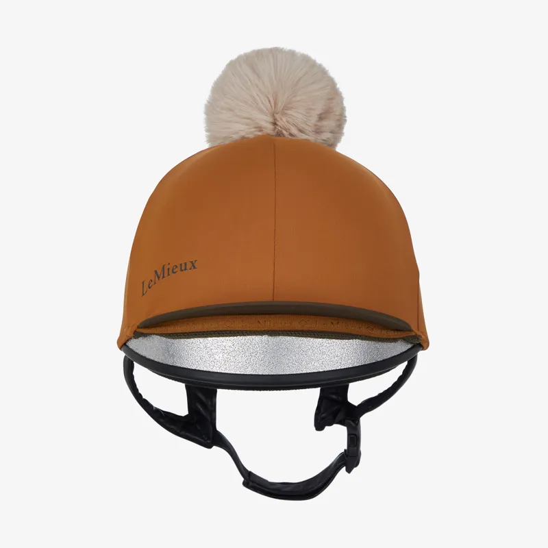 LeMieux Pom Hat Silk - Ginger-1