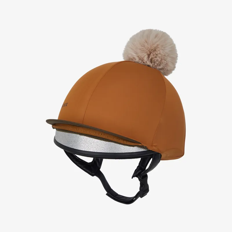 LeMieux Pom Hat Silk - Ginger-2