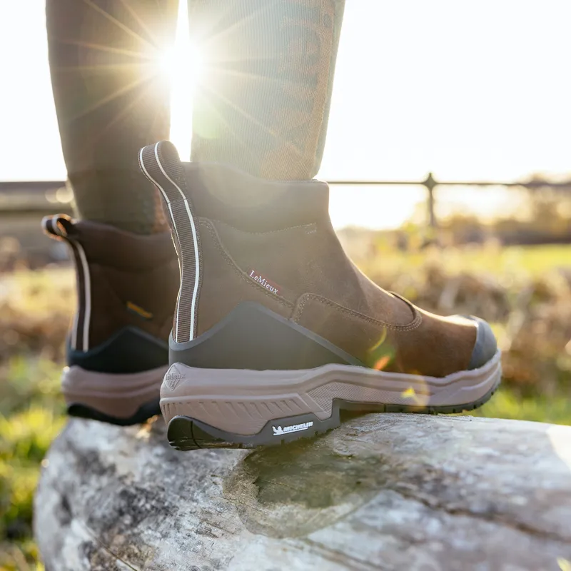 LeMieux Trex Zip Boot - Brown-5