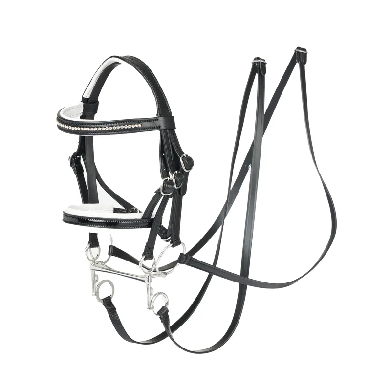 LeMieux Hobby Horse Double Bridle - Black