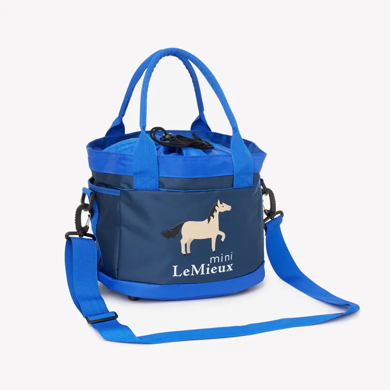 LeMieux Mini Grooming Set - Benetton Blue Flower-1