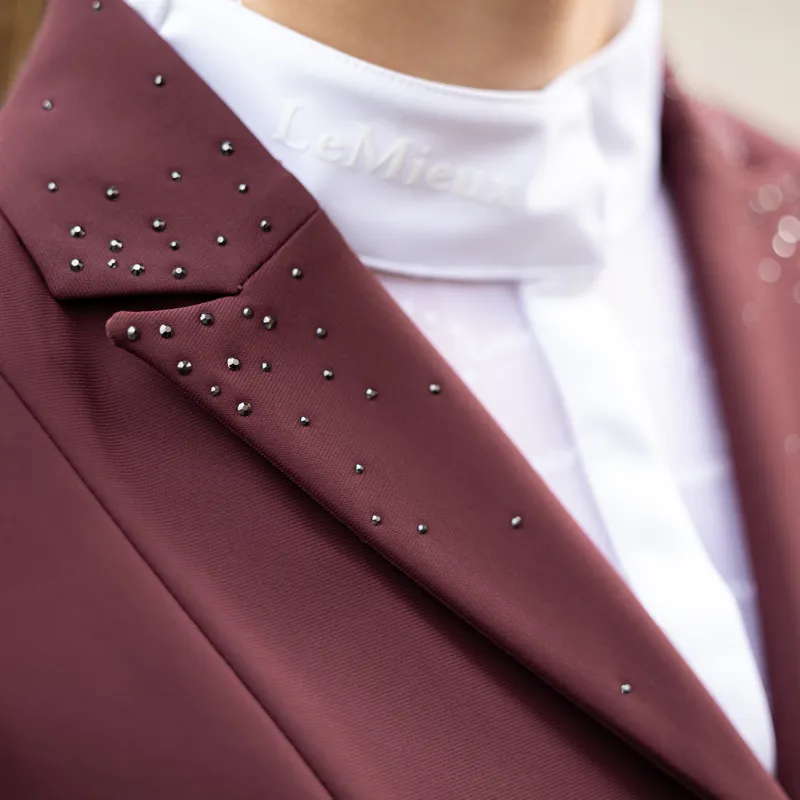LeMieux Junior Pro Show Jacket -Burgundy-2