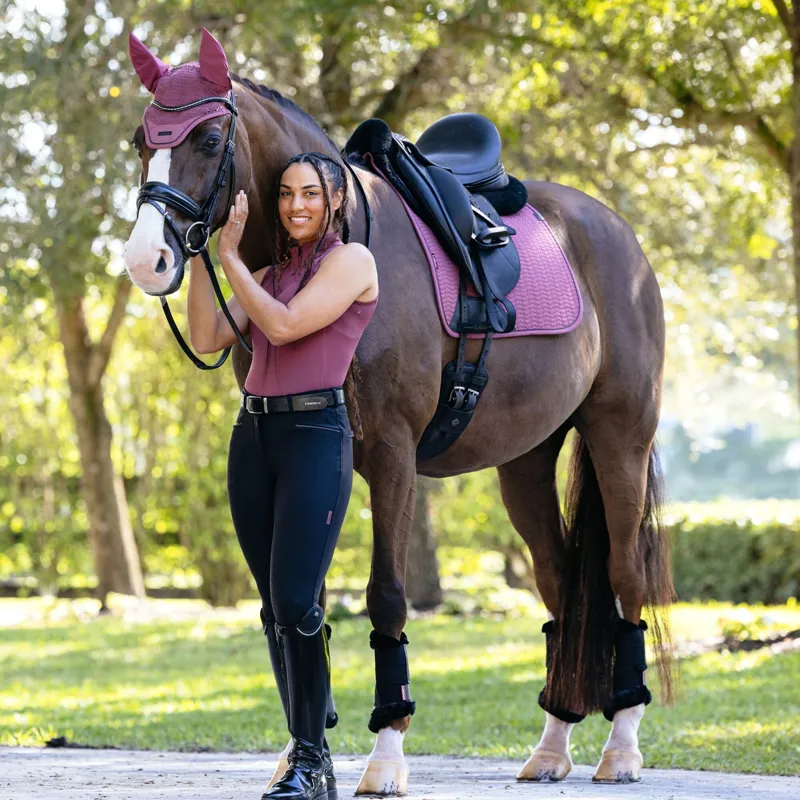 LeMieux Essence Dressage Square - Rosewood-2