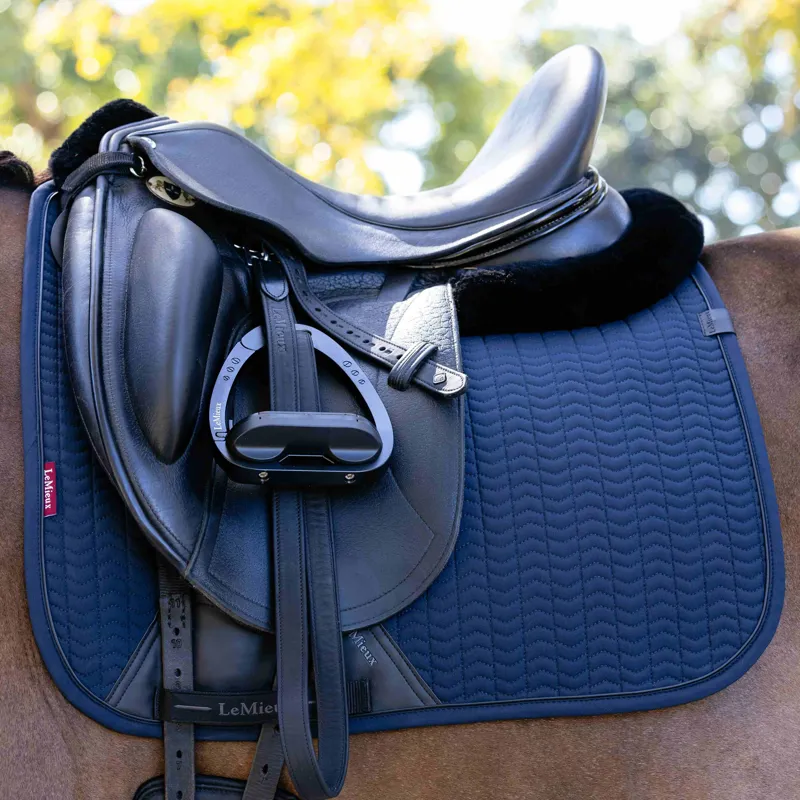 LeMieux Essence Dressage Square - Navy-1