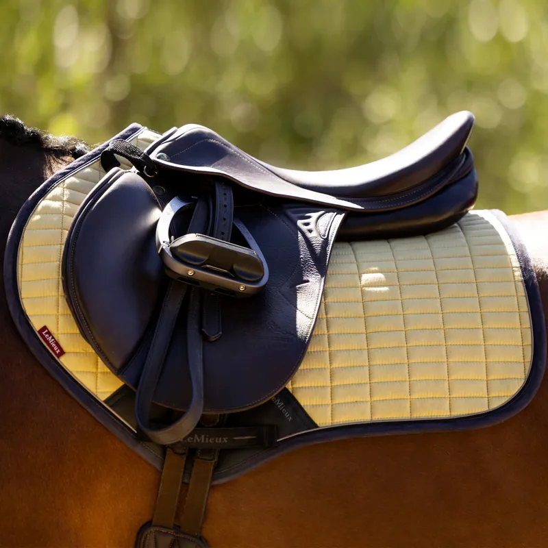 LeMieux Suede Close Contact Square - Mimosa-2