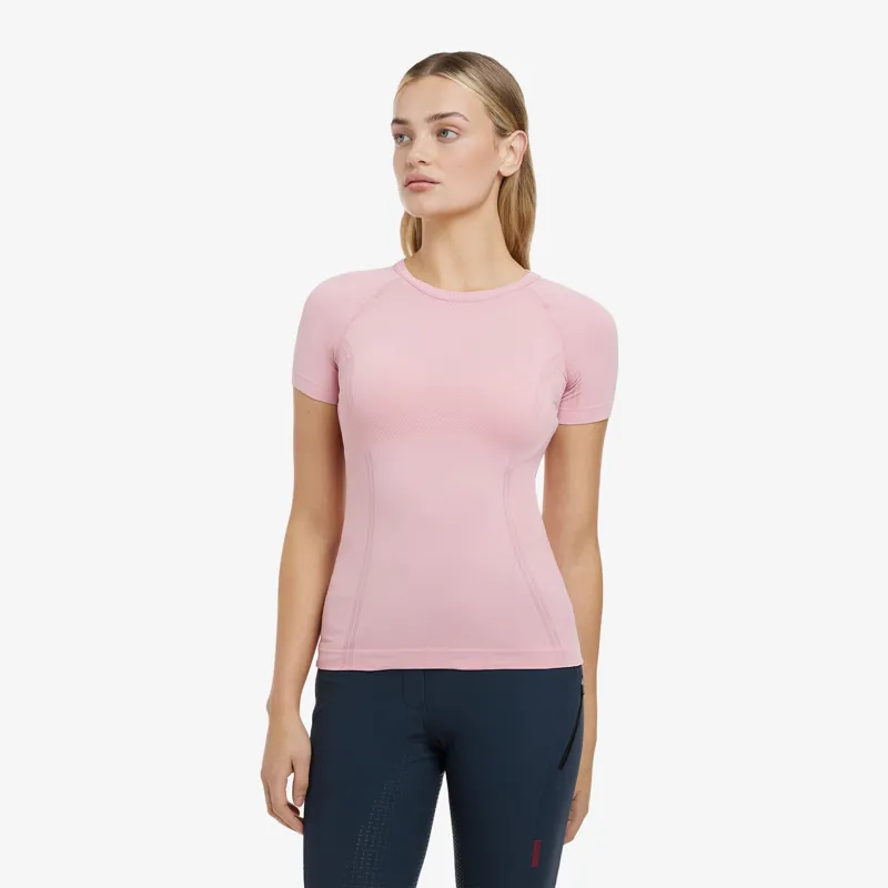 LeMieux Britney Seamless Short Sleeve Top - Blossom-1
