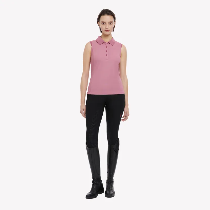LeMieux Marissa Sleeveless Polo - Peony-3