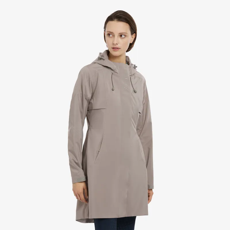 LeMieux Grace Long Rain Jacket - Pecan-1