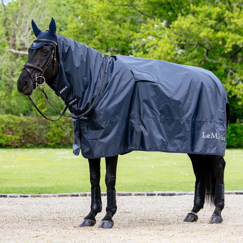 LeMieux Ride On Rain Sheet - Navy