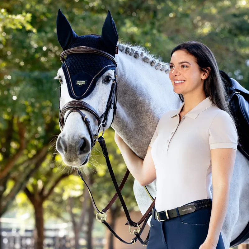 LeMieux Puissance Fly Hood - Navy-1